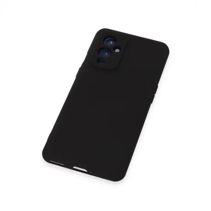 One Plus 9 Kılıf Nano İçi Kadife Silikon - Siyah