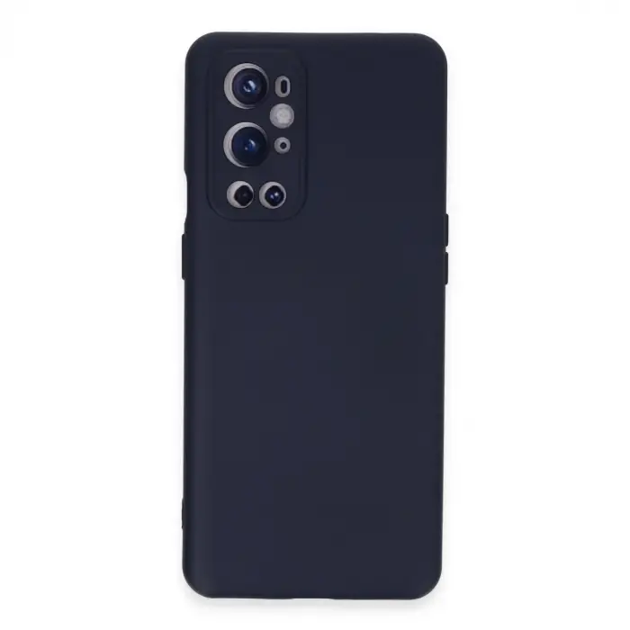 One Plus 9 Pro Kılıf Nano İçi Kadife Silikon - Lacivert