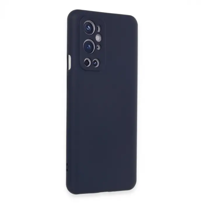 One Plus 9 Pro Kılıf Nano İçi Kadife Silikon - Lacivert