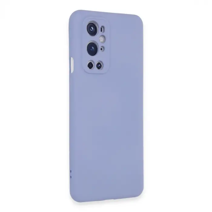One Plus 9 Pro Kılıf Nano İçi Kadife Silikon - Mavi