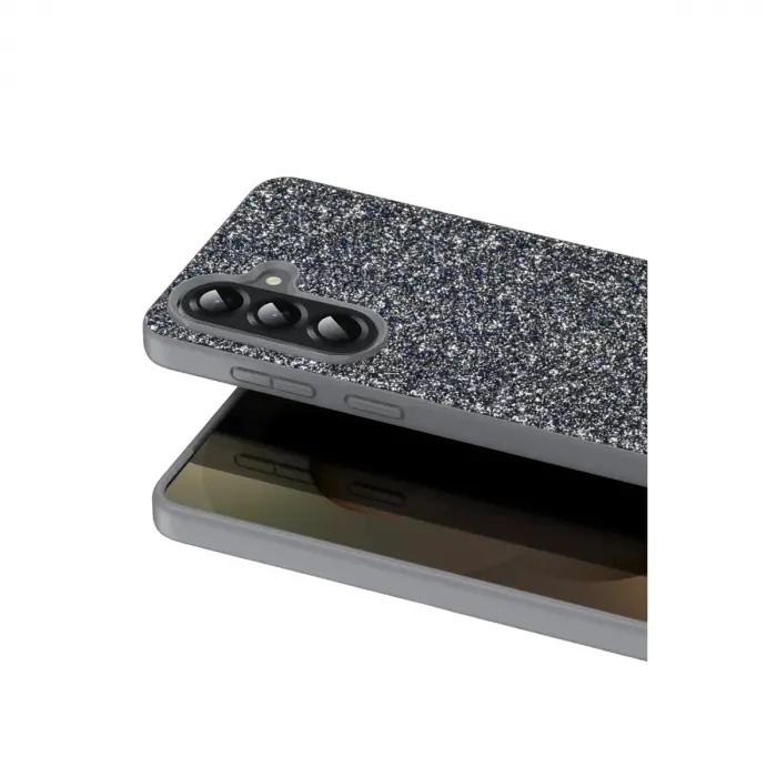 Onegif Samsung Galaxy A17 5g Bright Simli Kapak - Gümüş