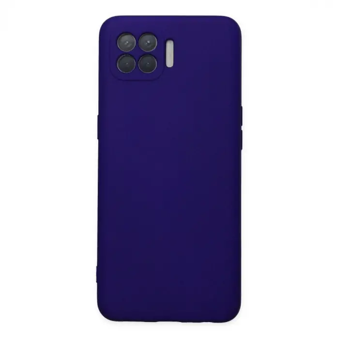 Oppo Reno 4 Lite Kılıf Nano İçi Kadife Silikon - Mor