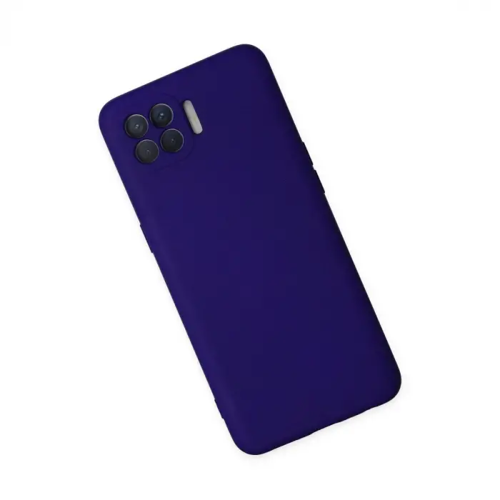 Oppo Reno 4 Lite Kılıf Nano İçi Kadife Silikon - Mor