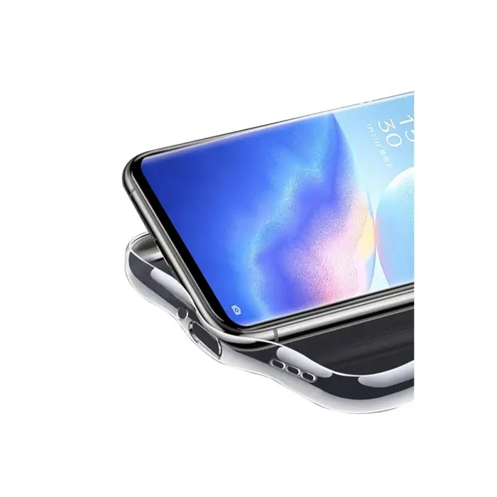 Oppo Reno 5 Pro Kılıf Lüx Şeffaf Silikon
