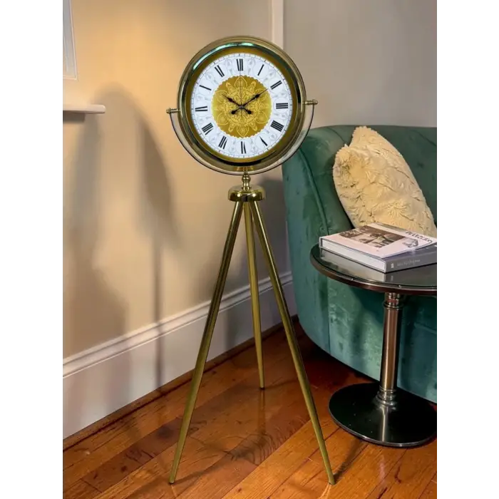 Osmanlı Motifli Tripod Ayaklı Saat