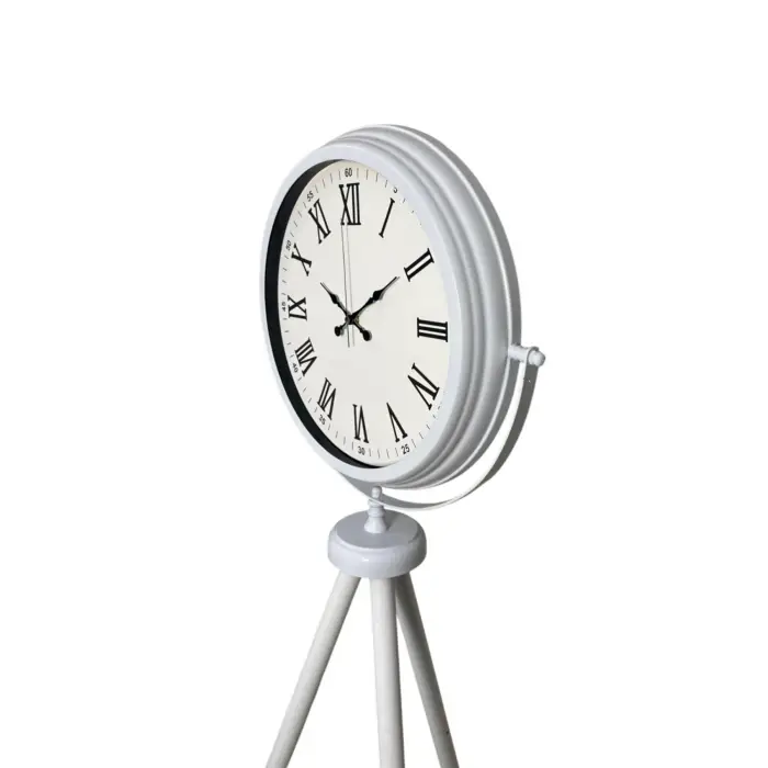 Platin Classic White Roma Tripod Ayaklı Saat
