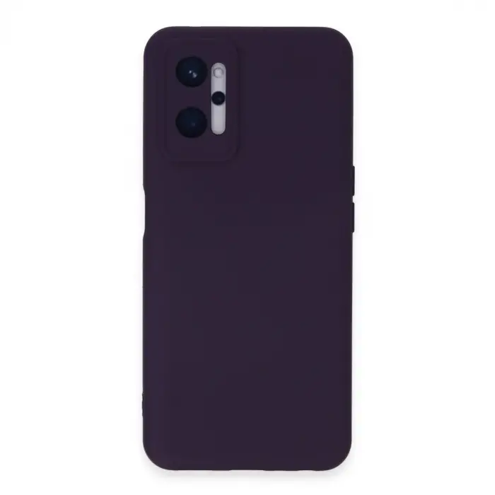 Realme 9i 4g Kılıf Nano İçi Kadife Silikon - Mor