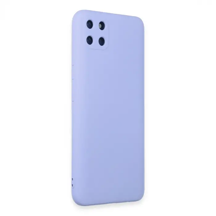 Realme C11 Kılıf Nano İçi Kadife Silikon - Lila