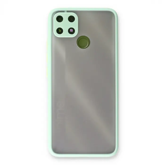 Realme C25 Kılıf Montreal Silikon Kapak - Turkuaz