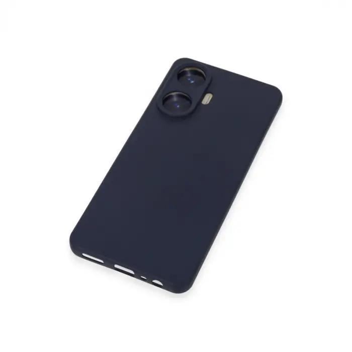 Realme C55 Kılıf Nano İçi Kadife Silikon - Mor
