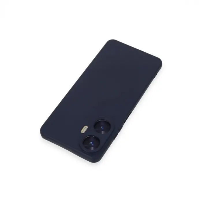 Realme C55 Kılıf Nano İçi Kadife Silikon - Mor