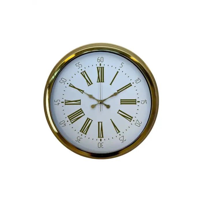 Royal Gold 40 Cm Metal Duvar Saati