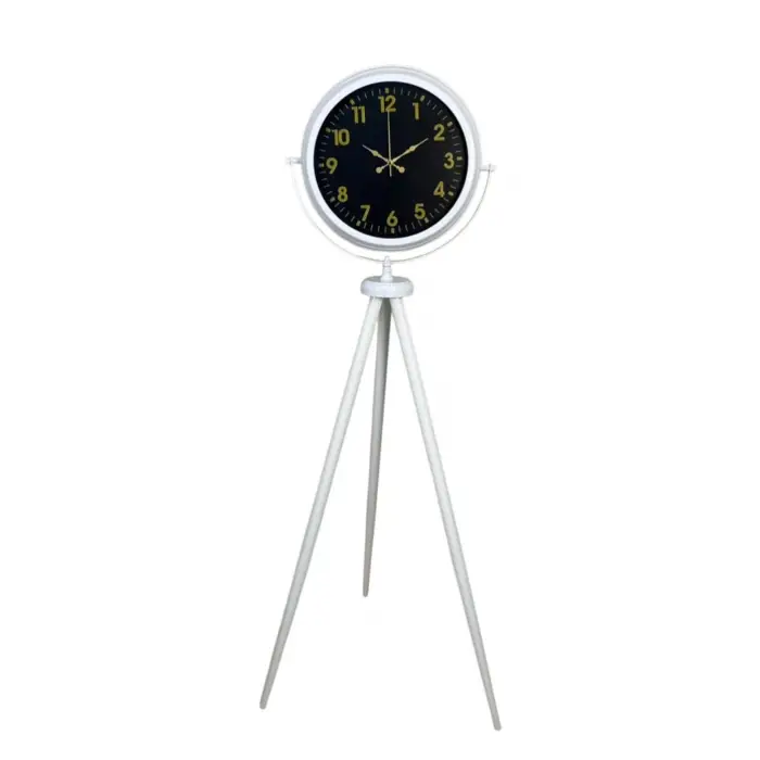 Royal Gold Rakamlı Beyaz Tripod Ayaklı Saat