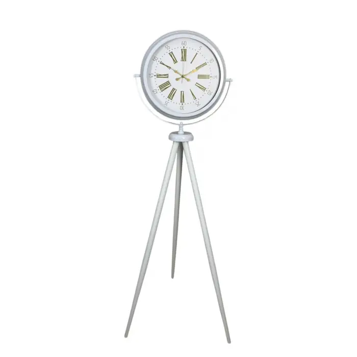 Royal White Gold Roma Rakam Tripod Ayaklı Saat