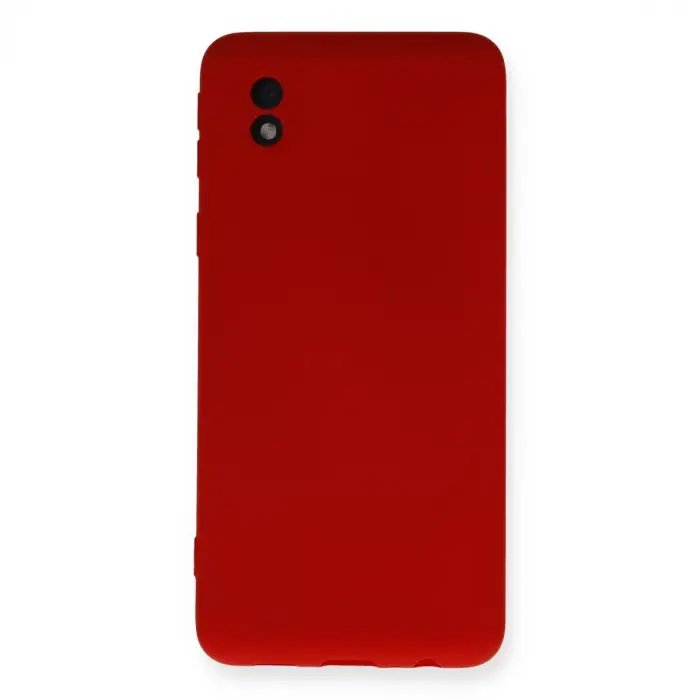 Samsung Galaxy A01 Core Kılıf Nano İçi Kadife Silikon - Kırmızı
