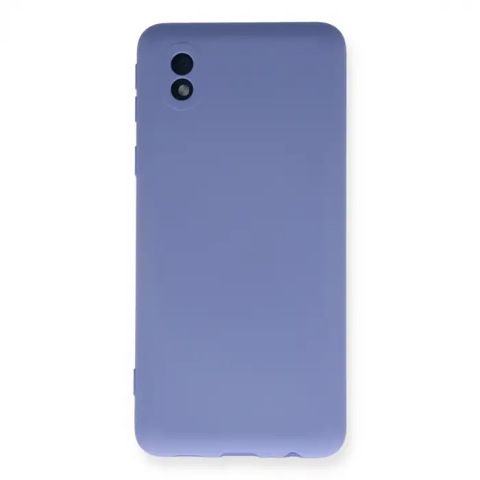 Samsung Galaxy A01 Core Kılıf Nano İçi Kadife Silikon - Lila