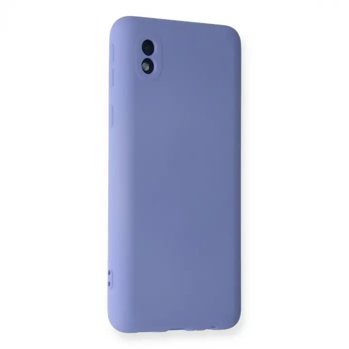 Samsung Galaxy A01 Core Kılıf Nano İçi Kadife Silikon - Lila