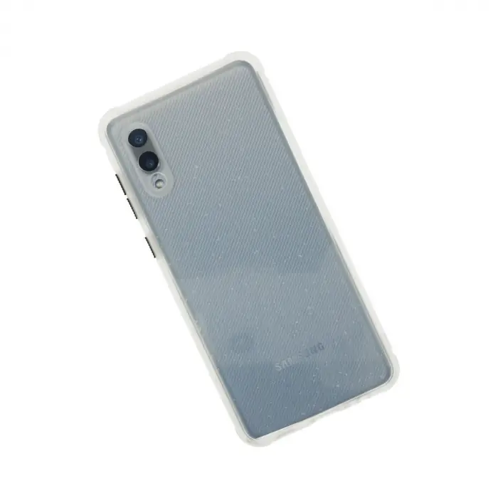 Samsung Galaxy A02 Kılıf Miami Şeffaf Silikon - Şeffaf