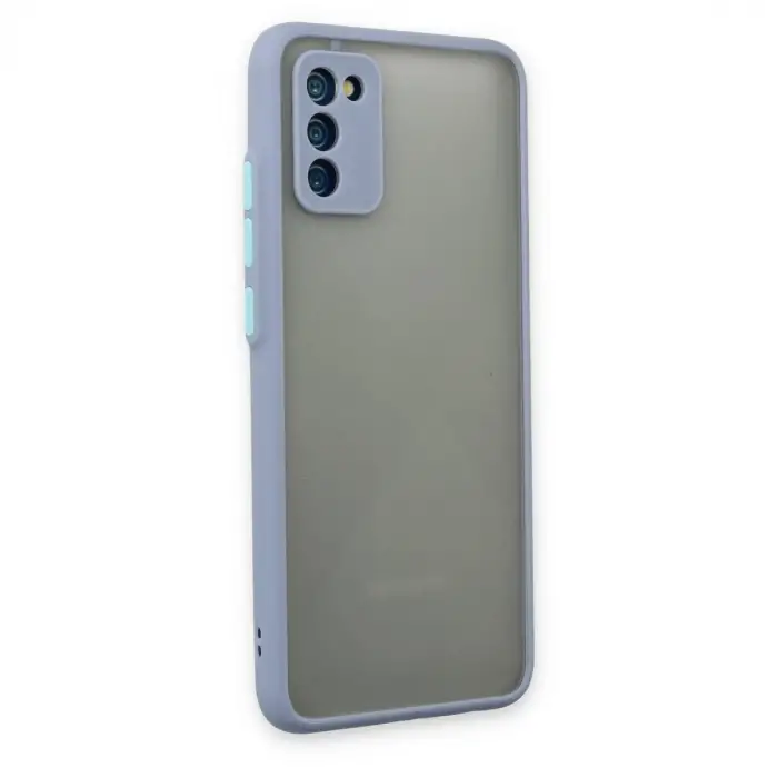 Samsung Galaxy A02s Kılıf Montreal Silikon Kapak - Gri