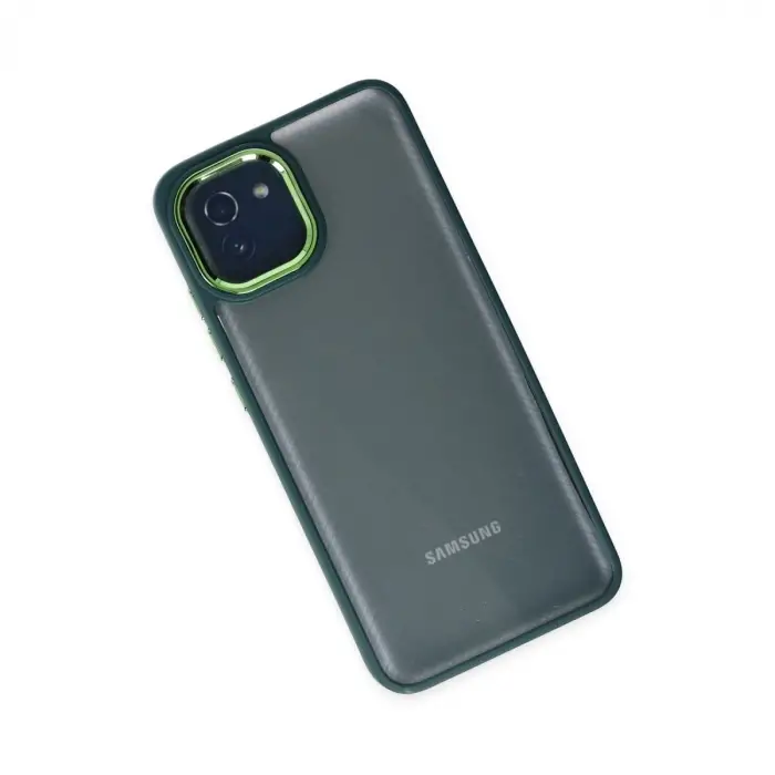 Samsung Galaxy A03 Kılıf Dora Kapak - Haki Yeşil