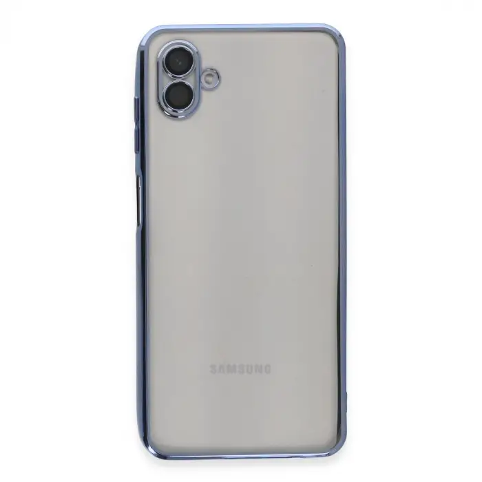 Samsung Galaxy A04 Kılıf Razer Lensli Silikon - Açık Mavi
