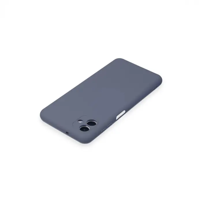 Samsung Galaxy A04e Kılıf Nano İçi Kadife Silikon - Gri