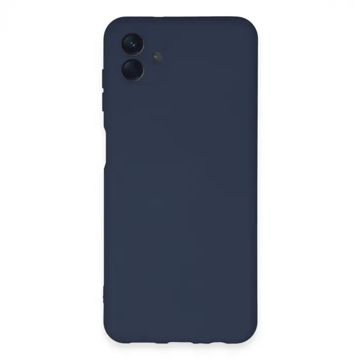 Samsung Galaxy A04e Kılıf Nano İçi Kadife Silikon - Lacivert