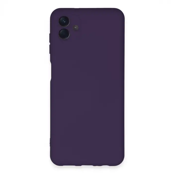 Samsung Galaxy A04e Kılıf Nano İçi Kadife Silikon - Mor