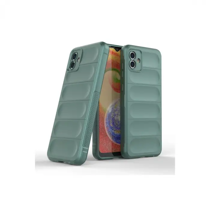 Samsung Galaxy A04e Kılıf Optimum Silikon - Koyu Yeşil