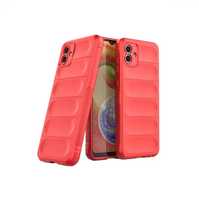 Samsung Galaxy A05 Kılıf Optimum Silikon - Kırmızı