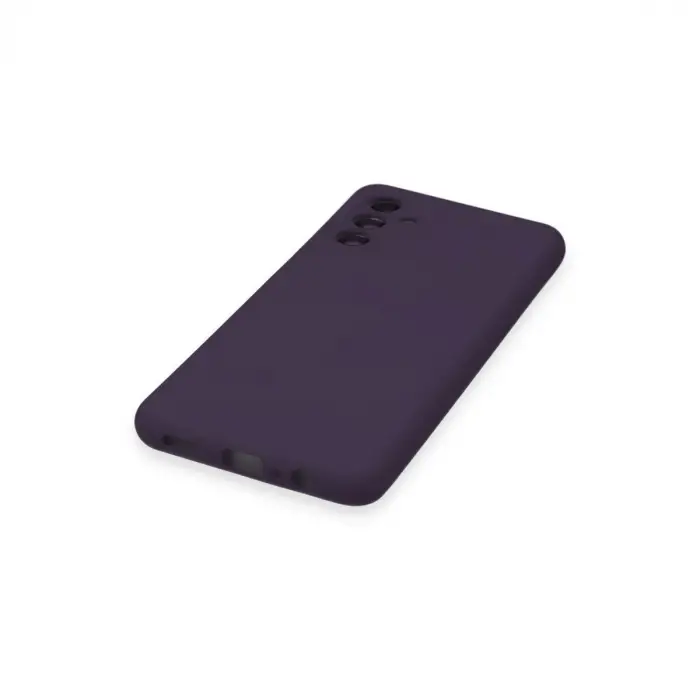 Samsung Galaxy A14 4g Kılıf Nano İçi Kadife Silikon - Mor