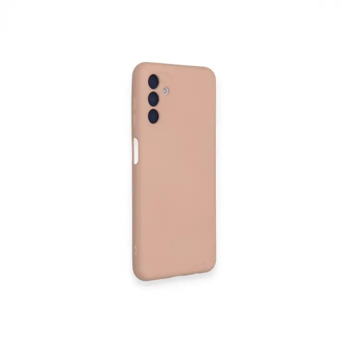 Samsung Galaxy A14 4g Kılıf Nano İçi Kadife Silikon - Pudra