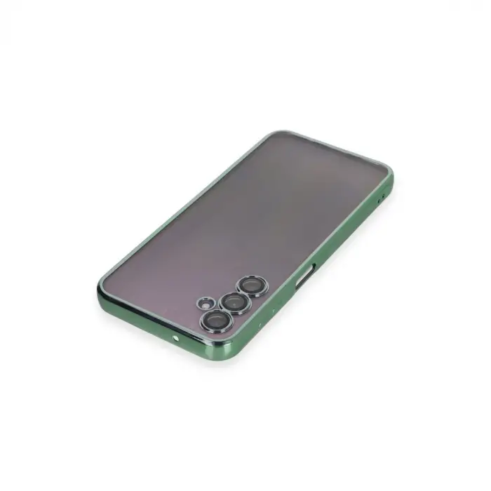 Samsung Galaxy A14 4g Kılıf Razer Lensli Silikon - Yeşil