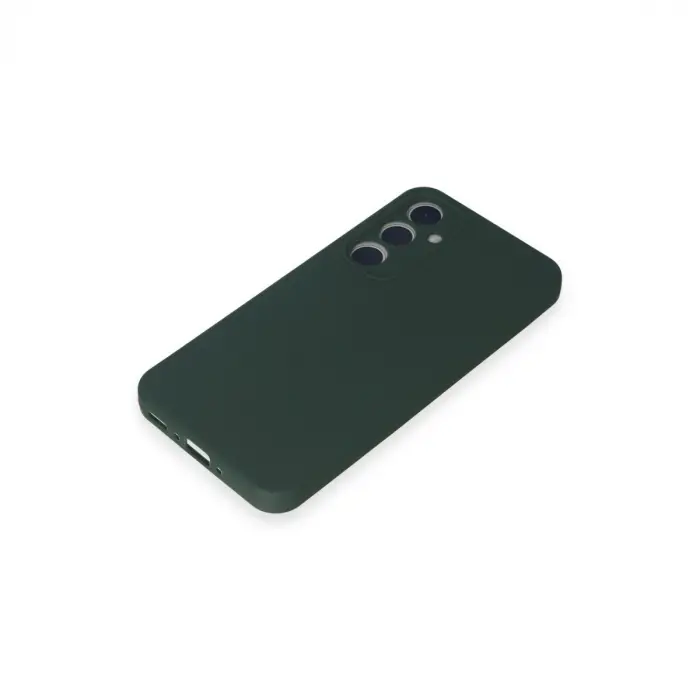 Samsung Galaxy A15 4g Kılıf First Silikon - Koyu Yeşil