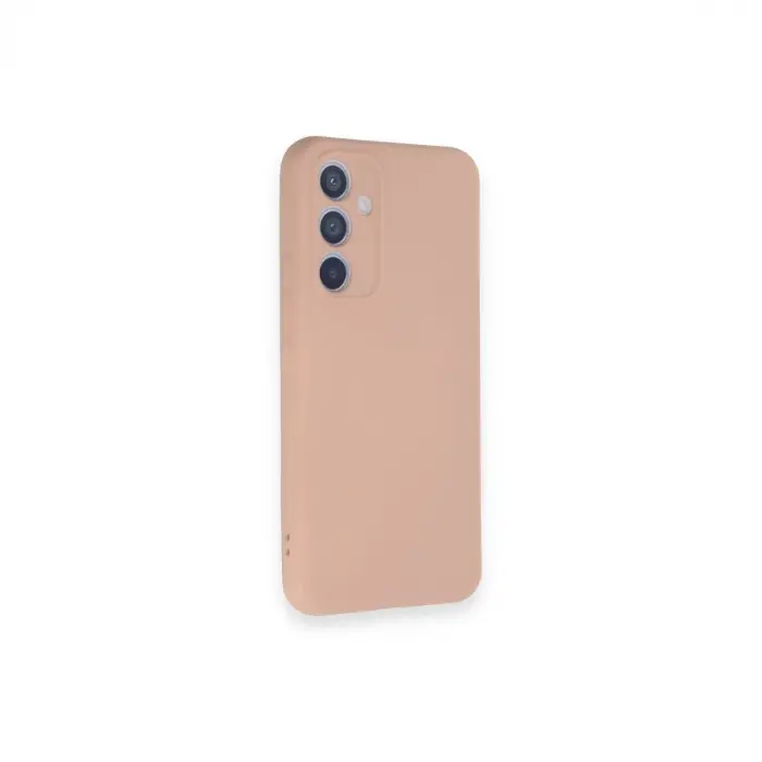 Samsung Galaxy A54 5g Kılıf Nano İçi Kadife Silikon - Pudra