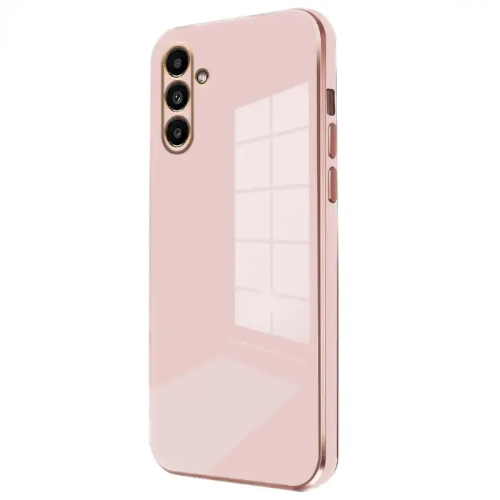 Samsung Galaxy A55 5g Kılıf Volet Silikon - Pembe