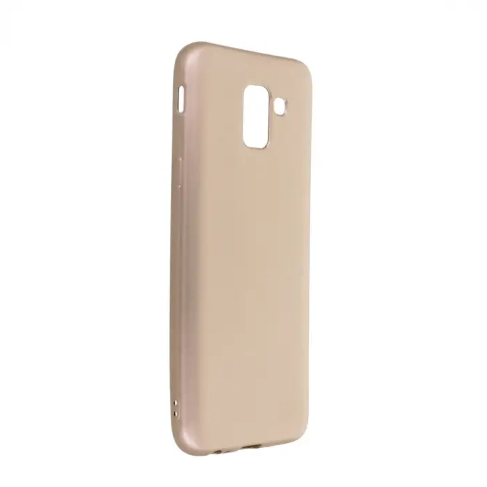 Samsung Galaxy J6 Kılıf First Silikon - Gold
