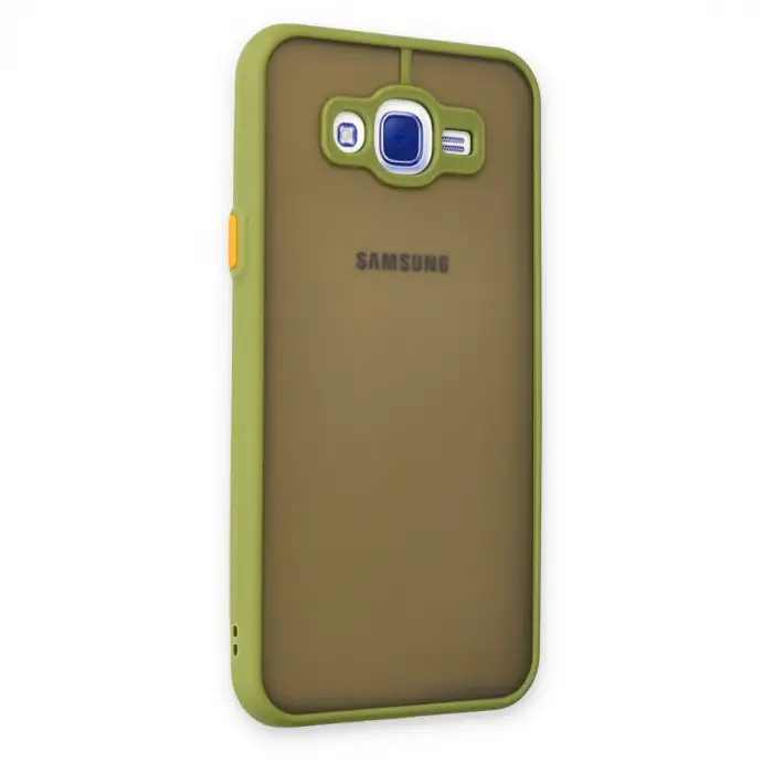 Samsung Galaxy J7 Kılıf Montreal Silikon Kapak - Açık Yeşil