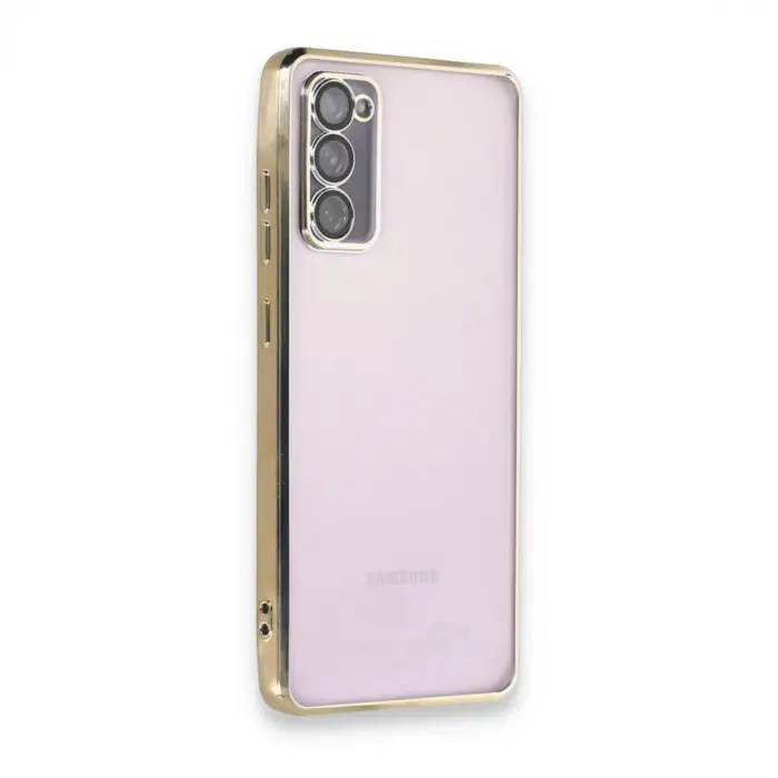 Samsung Galaxy S20 Fe Kılıf Razer Lensli Silikon - Gold