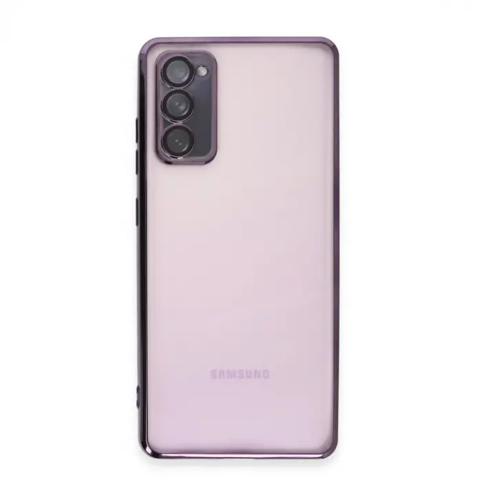 Samsung Galaxy S20 Fe Kılıf Razer Lensli Silikon - Mor