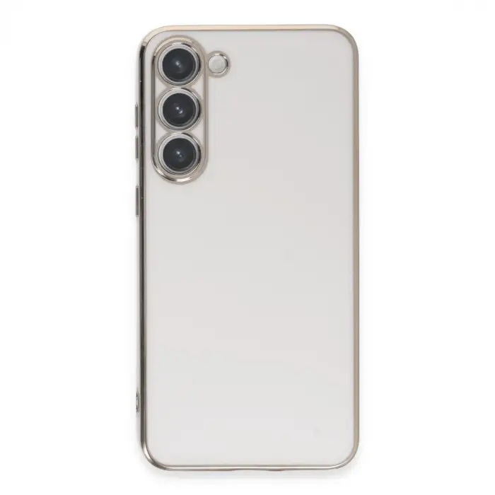 Samsung Galaxy S23 Kılıf Volet Silikon - Beyaz