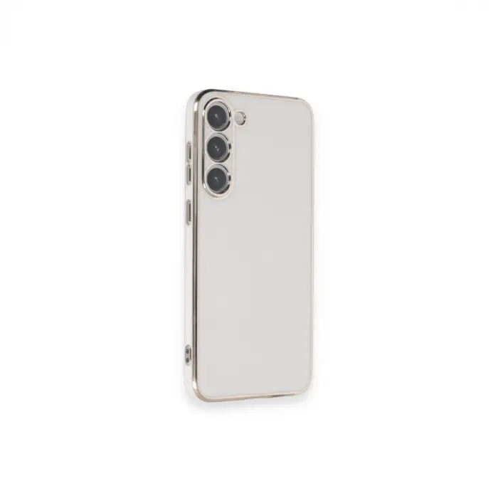 Samsung Galaxy S23 Plus Kılıf Volet Silikon - Beyaz