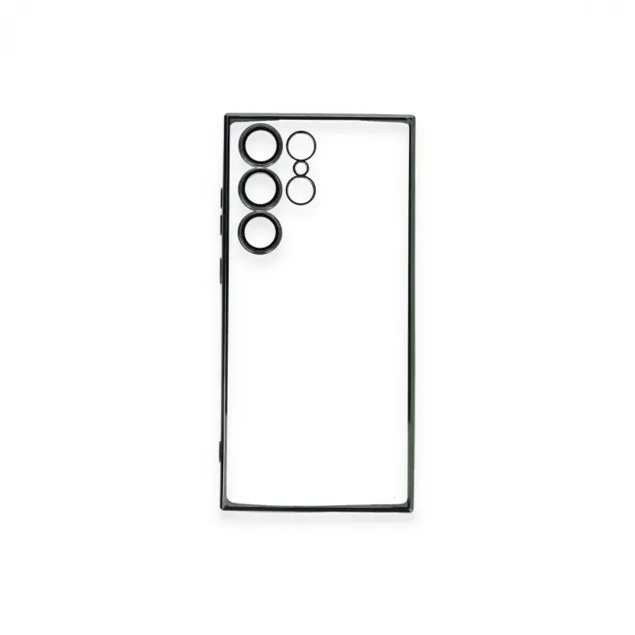Samsung Galaxy S23 Ultra Kılıf Razer Lensli Silikon - Yeşil