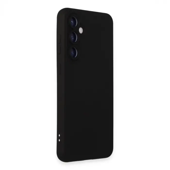 Samsung Galaxy S24 Kılıf Nano İçi Kadife Silikon - Siyah