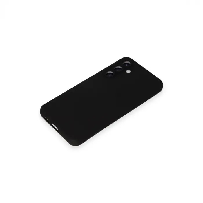 Samsung Galaxy S24 Plus Kılıf Nano İçi Kadife Silikon - Siyah