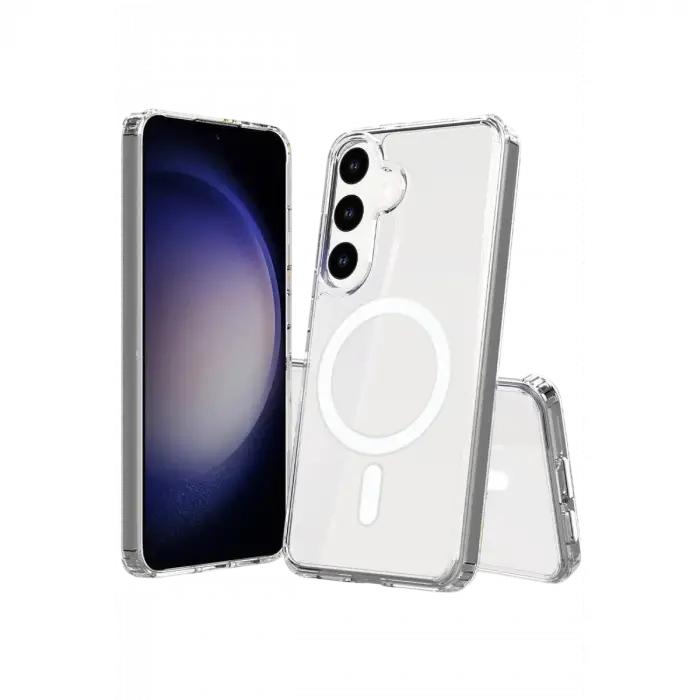Samsung Galaxy S26 Plus Magneticsafe Şeffaf Silikon - Şeffaf
