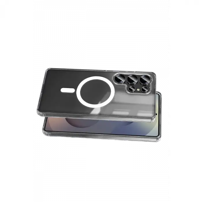 Samsung Galaxy S26 Ultra Magneticsafe Şeffaf Silikon - Şeffaf