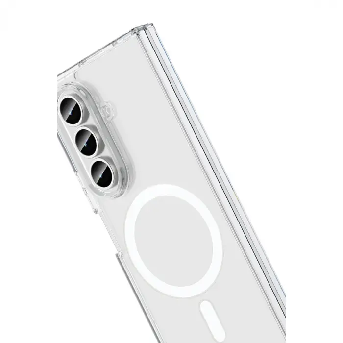 Samsung Galaxy Z Fold 7 Kılıf Magneticsafe Şeffaf Silikon - Şeffaf