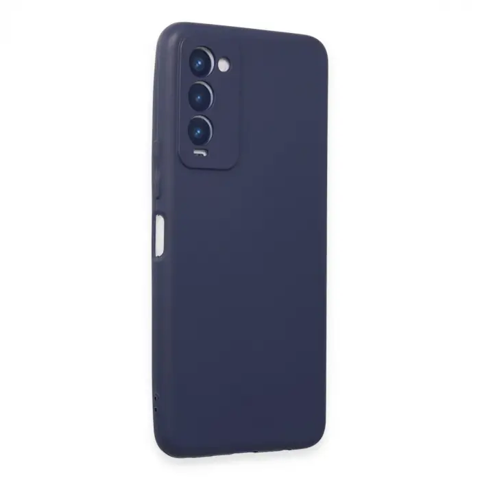 Tecno Camon 18 Kılıf First Silikon - Lacivert