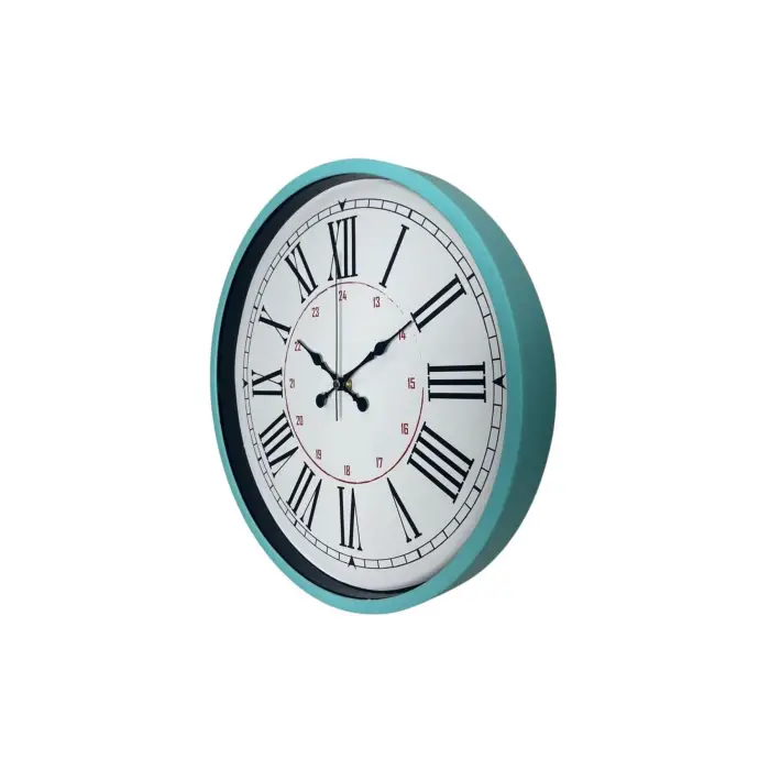 Turkuaz 36 Cm Dekoratif Duvar Saati